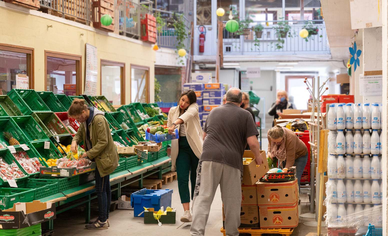 Photo du local de l'épicerie